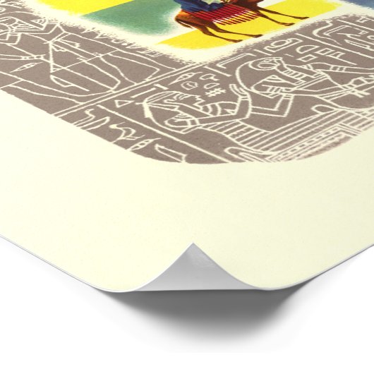 Cairo, Egypt travel poster (Hoek)