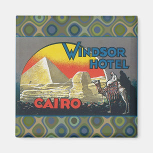 Cairo Egypt Vintage Travel Magnet