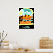 Cairo, Egypt vintage travel poster (Keuken)