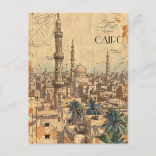 Caïro Egypte Briefkaart