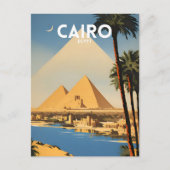 Caïro Egypte Briefkaart (Voorkant)