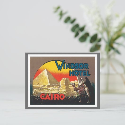 Caïro Egypte Briefkaart (Staand voorkant)
