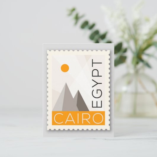 Caïro Egypte Briefkaart (Staand voorkant)