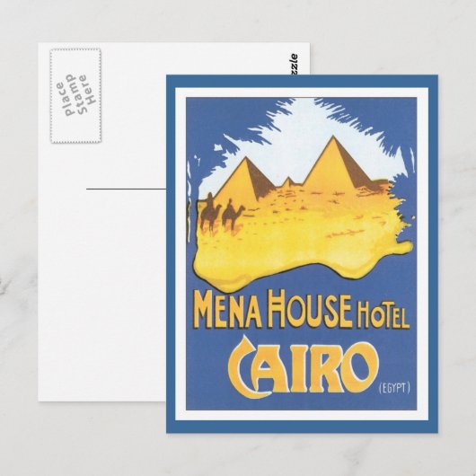 Caïro Egypte Briefkaart (Voorkant / Achterkant)