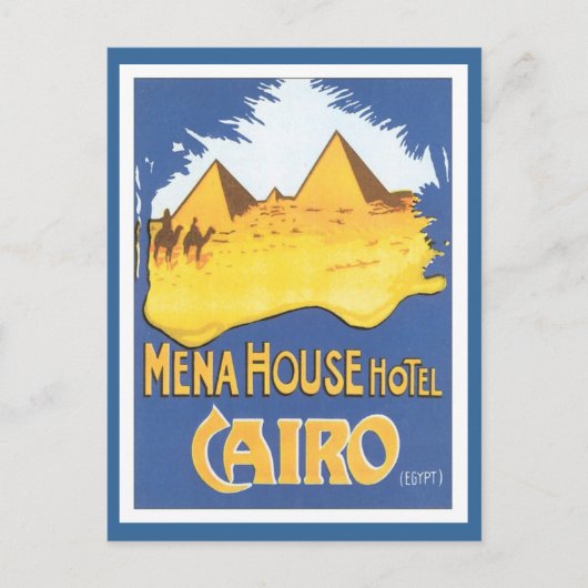  Caïro Egypte Briefkaart (Voorkant)