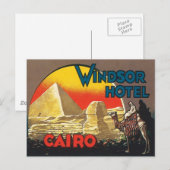 Caïro Egypte Briefkaart (Voorkant / Achterkant)