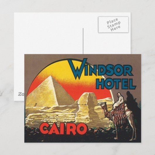  Caïro Egypte Briefkaart (Voorkant / Achterkant)