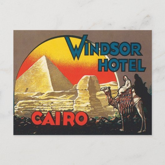 Caïro Egypte Briefkaart (Voorkant)