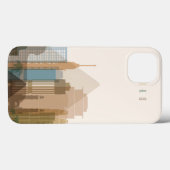 Caïro, Egypte | City Skyline Case-Mate iPhone Case (Achterkant (horizontaal))