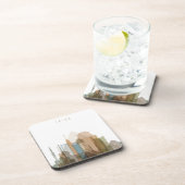 Caïro, Egypte | City Skyline Drankjes Onderzetter (Rechterzijde)