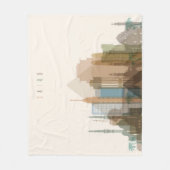 Caïro, Egypte | City Skyline Fleece Deken (Voorkant)