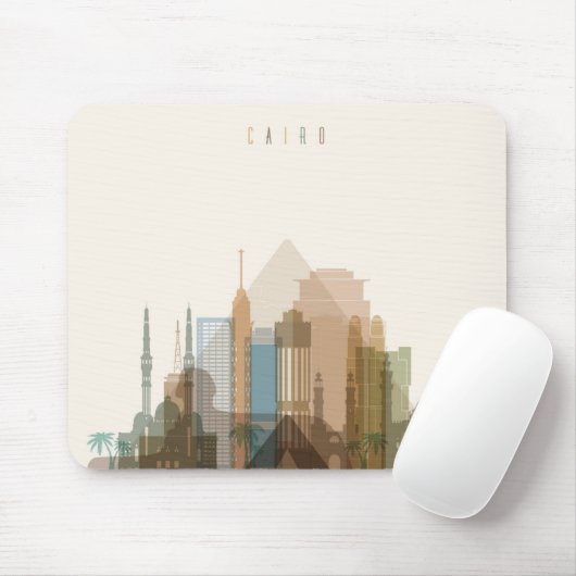 Caïro, Egypte | City Skyline Muismat (Met muis)