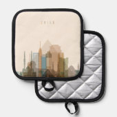 Caïro, Egypte | City Skyline Pannenlap (Voorkant / Achterkant)