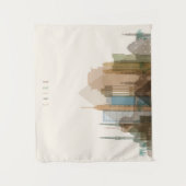 Caïro, Egypte | City Skyline Wandkleed (Voorkant)