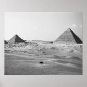 Caïro Egypte, Giza Pyramids Poster (Voorkant)