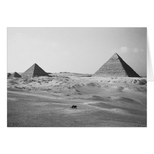 Caïro Egypte, Gizeh Piramides (Voorkant Horizontaal)