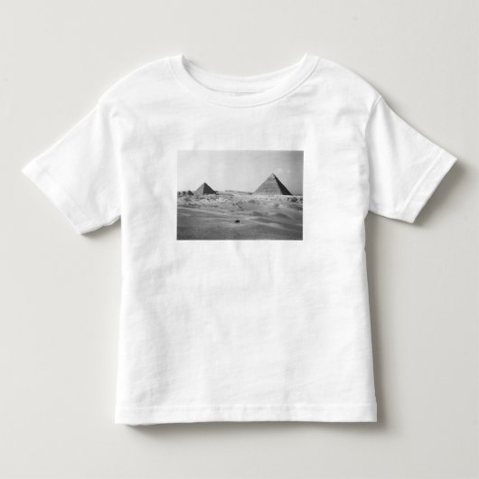 Caïro Egypte, Gizeh Piramides Kinder Shirts (Voorkant)