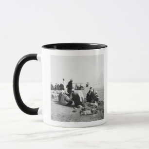 Caïro Egypte, Kameel Jockeys Giza Piramides (NR) 2 Mok
