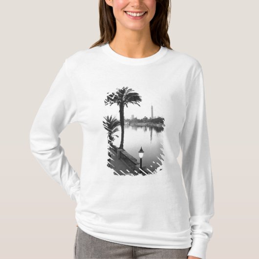 Caïro Egypte, Langs de Nijl T-shirt (Voorkant)