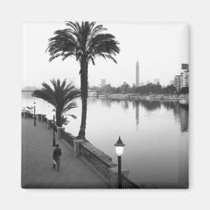 Caïro Egypte, langs de Nijlrivier Magneet