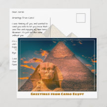 Caïro Egypte met Sphinx
