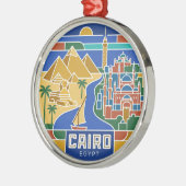 Caïro Egypte Metalen Ornament (Links)