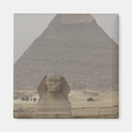 Caïro Egypte piramide/Sphynx magneet (Voorkant)