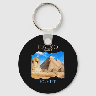 Caïro Egypte Piramides caïro' In Arabisch Egyptisc Sleutelhanger