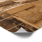 Cairo, Egypte Reisbaan Poster (Hoek)