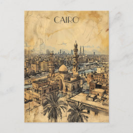 Caïro Egypte Reizen Briefkaart