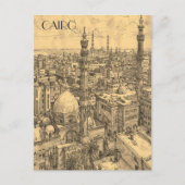 Caïro Egypte Reizen Briefkaart (Voorkant)