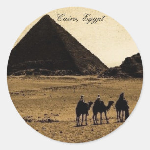 Caïro, Egypte Ronde Sticker
