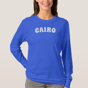 Caïro, Egypte, shirten reizen, tekst toevoegen T-shirt