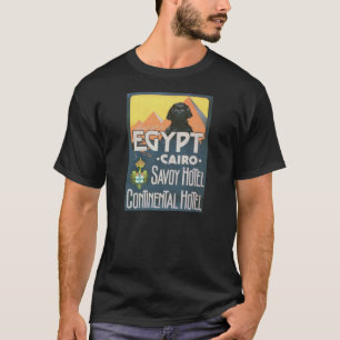 Caïro Egypte - Vintage reiskunst poster T-shirt