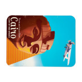 Caïro Egypte Vintage reisposter Magneet (Horizontaal)