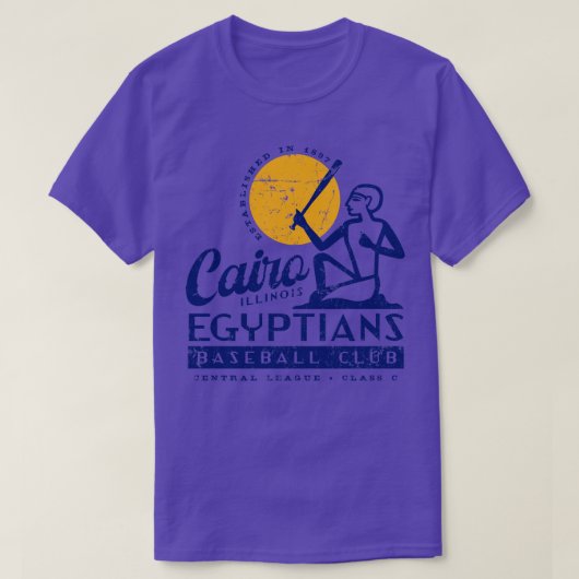 Caïro Egyptenaren Honkbal T-shirt (Design voorkant)