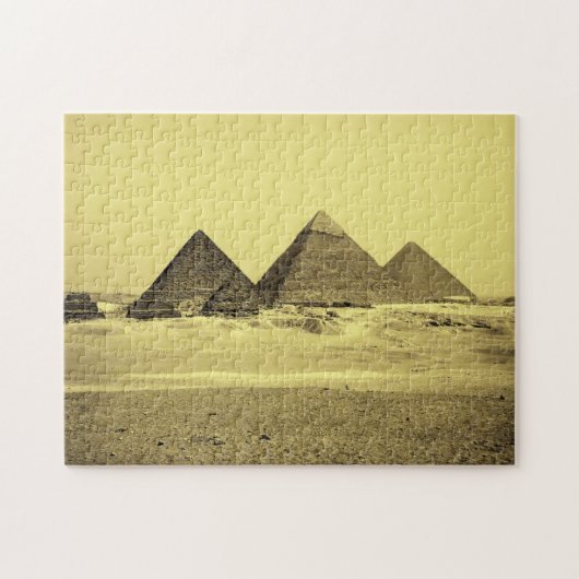 Caïro, Egyptische Pyramides - Egypte (UNESCO-puzze Legpuzzel (Horizontaal)