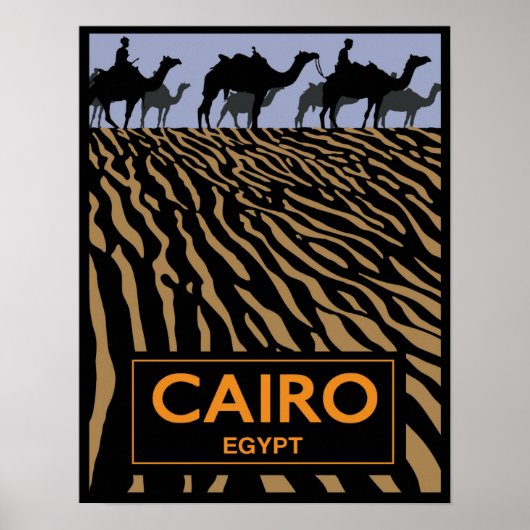 Cairo, Egyptische reisposter Poster (Voorkant)