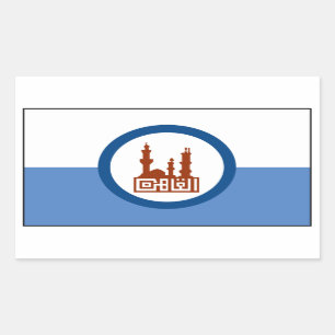 Caïro Egyptische vlag Rechthoekige Sticker