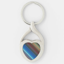 Caïro gestreept sleutelhanger