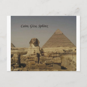 Caïro, Giza, The Sphinx (St.K.) Briefkaart