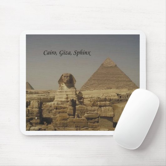 Caïro, Giza, The Sphinx (St.K.) Muismat (Met muis)