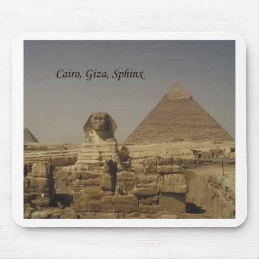 Caïro, Giza, The Sphinx (St.K.) Muismat (Voorkant)