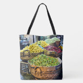 Cairo Khan el Khalili Bazaar Food Tote Bag (Achterkant)
