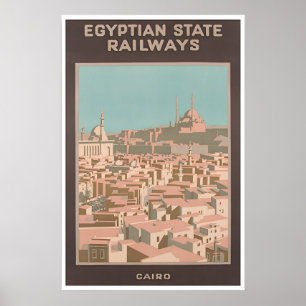 Caïro Kunst Egypte Reisposter Egyptische Print
