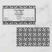 Cairo Lg Black Skulls Visitekaartje (Voorkant / Achterkant)