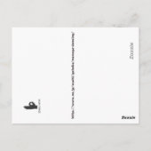 Caïro met frambozen briefkaart (Achterkant)