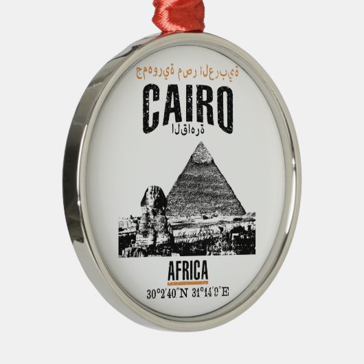 Caïro Metalen Ornament (Rechts)