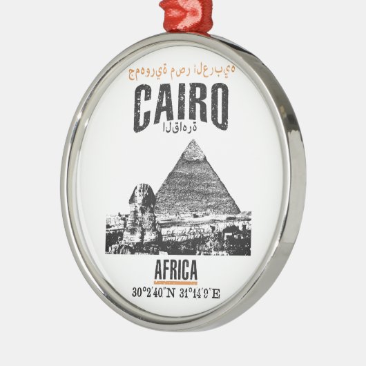 Caïro Metalen Ornament (Links)