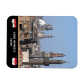 Caïro Minarets & Ancient City/Egypt Magnet Magneet (Horizontaal)